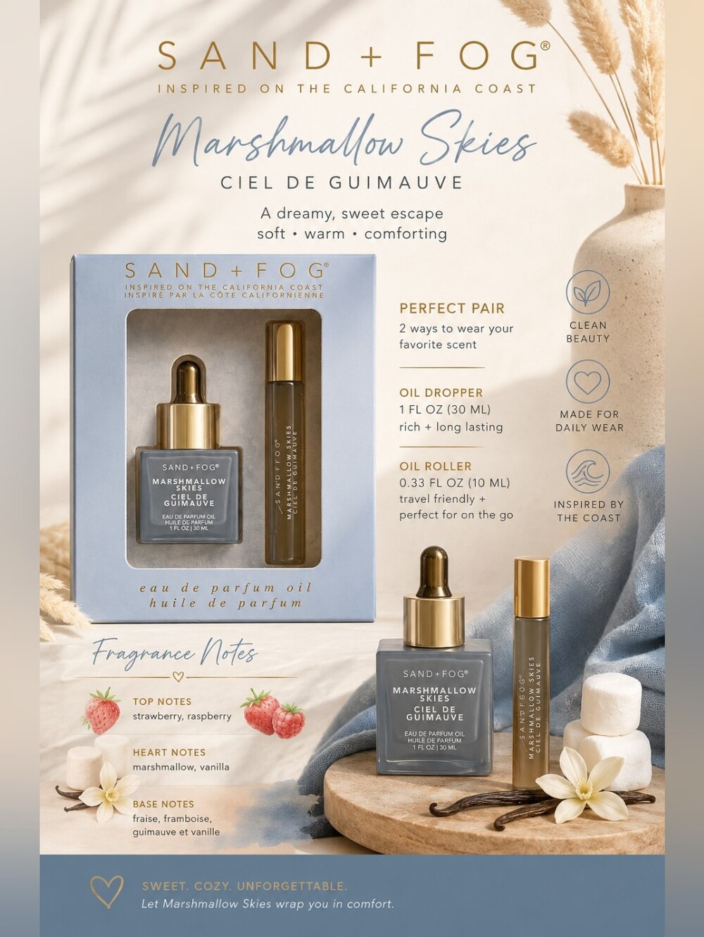 Sand + Fog Marshmallow Skies Eau de Parfum Oil